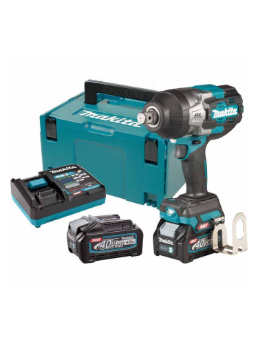 Гайковерт акумулаторен, безчетков, Makita TW001GM201, 40V, XGT, 2x4Ah, 2050Nm