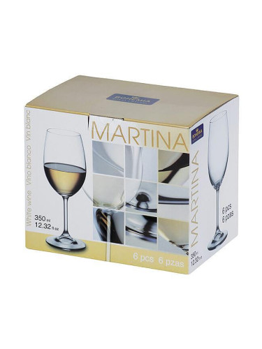 Чаша за вино Bohemia Royal Martina 350ml, 6 броя