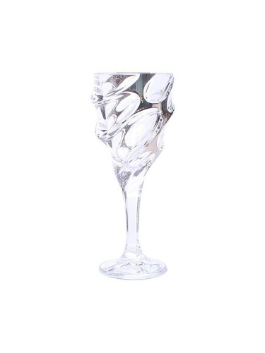 Чаша за вино Bohemia 1845 Calypso Platinum 270ml, 6 броя