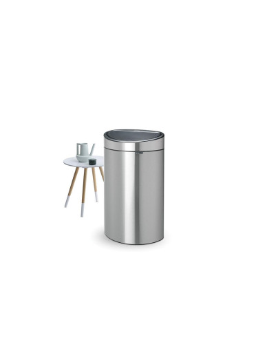 Кош за смет Brabantia Touch Bin New 40L, Matt Steel