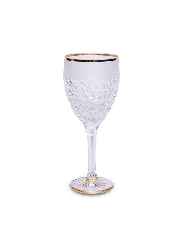 Чаша за вино Bohemia 1845 Nicolette Gold Matt 320ml, 6 броя