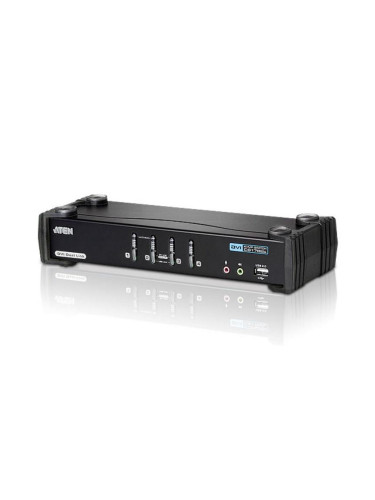 KVMP превключвател ATEN CS1784A, 4-портов, USB, DVI Dual Link, Audio