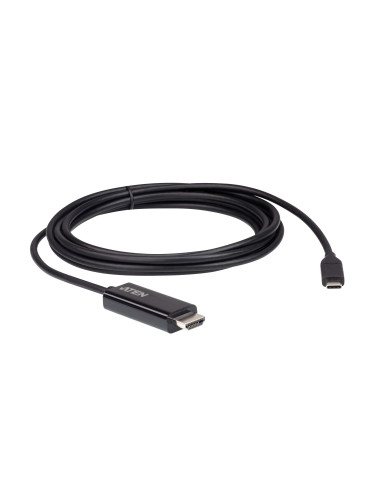 Конвертор ATEN UC3238, USB-C мъжко - HDMI женско, 4K, 2.7м, Черен