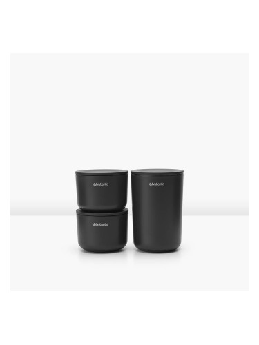 Комплект за съхранение на принадлежности Brabantia ReNew Dark Grey 3 части