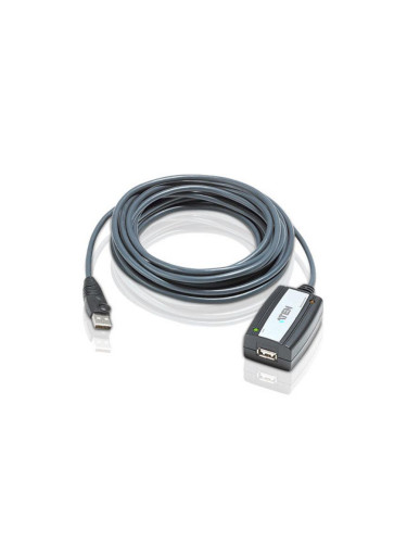 Удължителен кабел ATEN UE250, USB-A мъжко - USB-A женско , 5 м, USB 2.