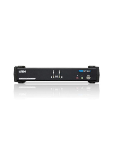 KVMP превключвател ATEN CS1782A 2-портов, USB, DVI Dual Link, CH7.1 Au