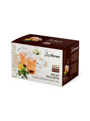 Чаша за чай и кафе Luigi Ferrero Coffeina FR-8062 210ml, 2 броя