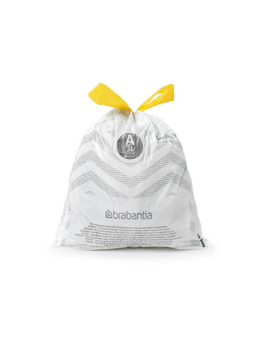 Торба за кош Brabantia PerfectFit Sort&Go/Touch размер A, 3L, 40 броя, пакет