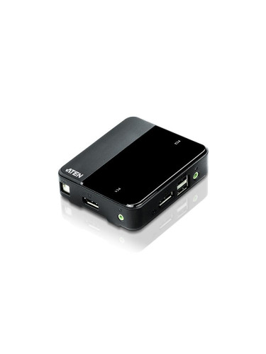 KVM превключвател ATEN CS782DP, 2-портов, USB, DisplayPort, Audio, 4K,