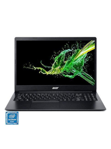 Лаптоп Ultrabook Acer Aspire 3 A315-34, Intel® Celeron®, 15.6", Full HD, RAM 4GB, 256GB SSD, Intel® UHD Graphics 600, No OS, Black