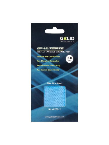 GELID GP-ULTIMATE 90 x 50 THERMAL PAD, Value Pack (2pcs included): 3 m