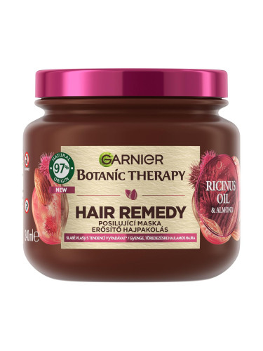 Garnier Botanic Therapy Ricinus Oil & Almond Hair Remedy Маска за коса за жени 340 ml