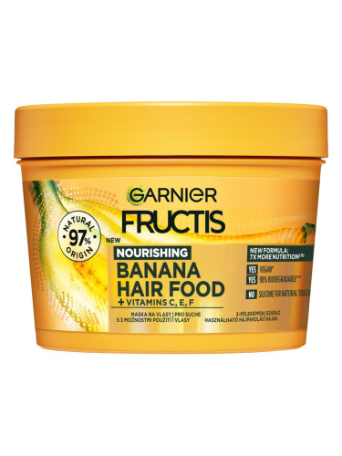 Garnier Fructis Hair Food Banana Nourishing Mask Маска за коса за жени 400 ml