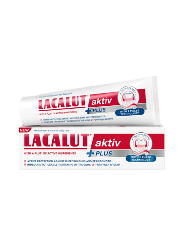 Lacalut Aktiv Plus Паста за зъби 75 ml