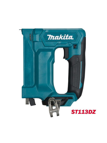 Такер акумулаторен Makita ST113DZ, 12V, CXT, за скоби 7-10 мм