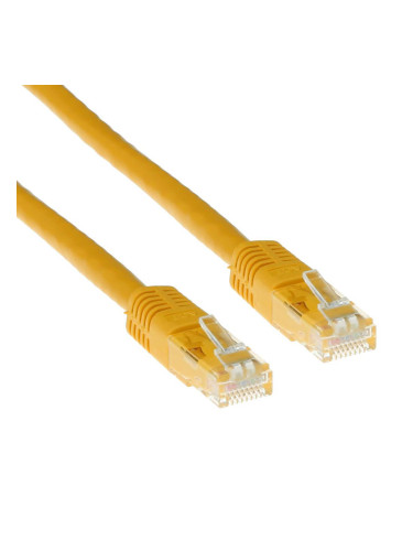 Мрежов пач кабел ACT U/UTP, CAT 6, RJ-45 - RJ-45, 1 m, Медни проводниц