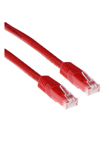 Мрежов пач кабел ACT U/UTP, CAT 6, RJ-45 - RJ-45, 0.5 m, Медни проводн