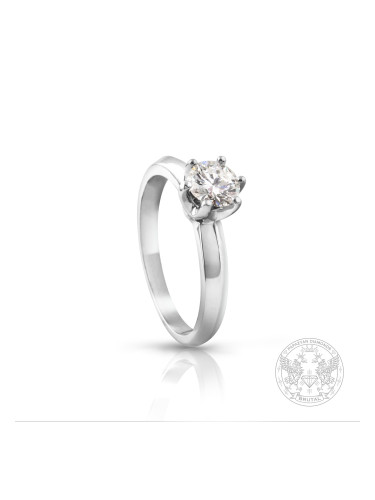 Бутиков годежен пръстен с диамант 0.79ct. Tiffany Set BR8176CGL