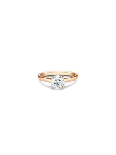 Класически годежен пръстен с брилянт 1.04ct с GIA международен сертификат
