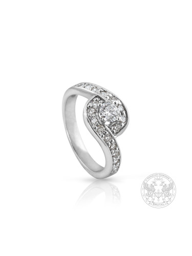 Изключителен годежен пръстен с брилянти BR581