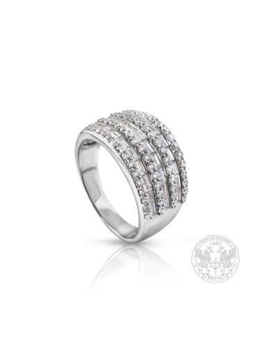 Дамски пръстен-халка с 1.48ct. диаманти BR6173