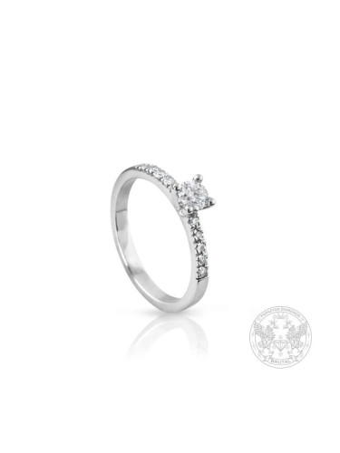 Годежен пръстен с Диамант 0.50ct. и брилянти 0.20ct. BR7315