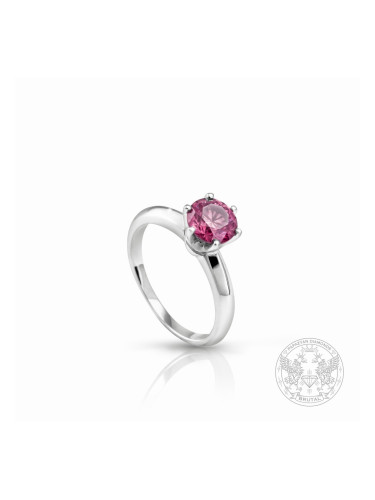 Златен пръстен с централен розов Диамант - 0.77 ct. BR8171