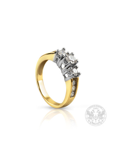 Златен дамски пръстен с брилянти US26