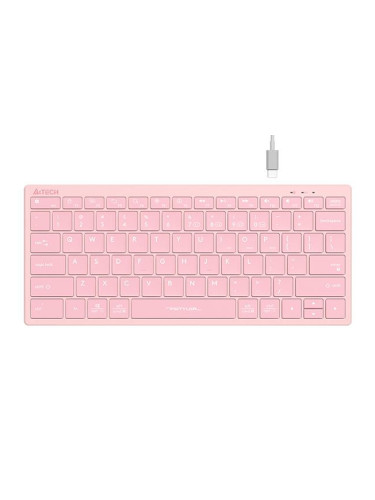Безжична клавиатура A4TECH FBX51C FSTyler, розово