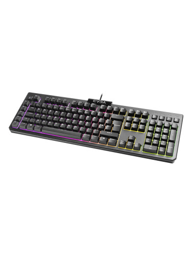EVGA Z12 RGB Gaming Keyboard, RGB Backlit LED, 5 Programmable Macro Ke