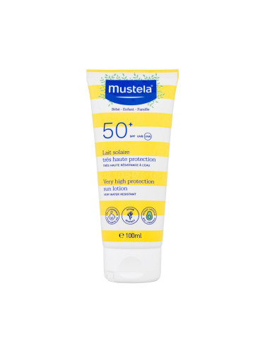 Mustela Bébé Family Very High Protection Sun Lotion SPF50+ Слънцезащитна козметика за тяло 100 ml