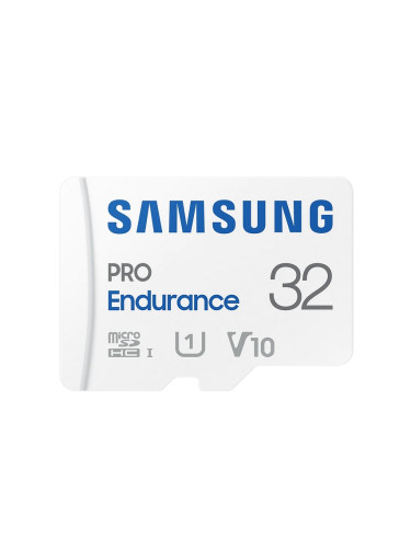 Памет Samsung 32 GB micro SD PRO Endurance, Adapter, Class10, Waterpro