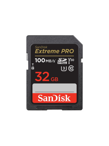 Карта памет SANDISK Extreme PRO SDHC, 32GB, UHS-1, Class 10, U3, 90 MB