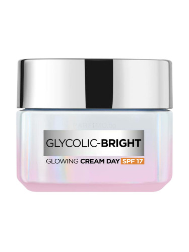 L'Oréal Paris Glycolic-Bright Glowing Cream Day SPF17 Дневен крем за лице за жени 50 ml