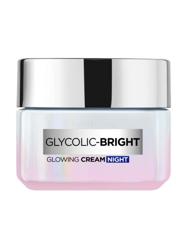 L'Oréal Paris Glycolic-Bright Glowing Cream Night Нощен крем за лице за жени 50 ml