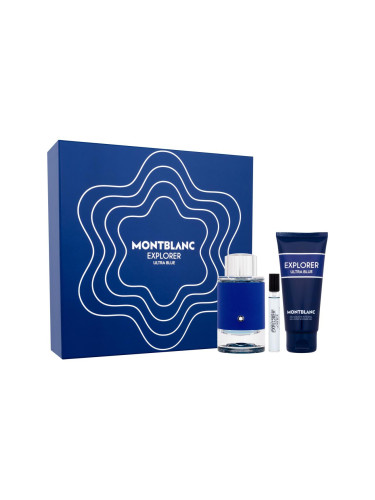 Montblanc Explorer Ultra Blue SET1 Подаръчен комплект EDP 100 ml + EDP 7,5 ml + душ гел 100 ml