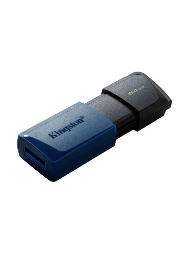 USB памет KINGSTON DataTraveler Exodia M, 64GB, USB 3.2 Gen 1, Черна