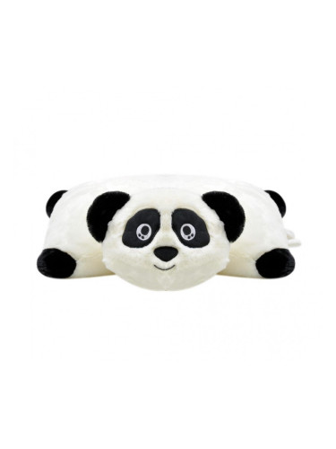 Плюшена панда възглавничка - играчка 2 в 1