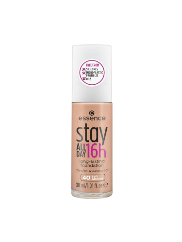 Essence Stay All Day 16h Фон дьо тен за жени 30 ml Нюанс 40 Soft Almond