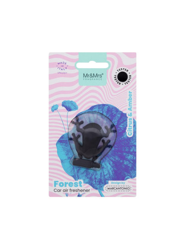 Mr&Mrs Fragrance Forest Frog Black Ароматизатор за автомобил 1 бр