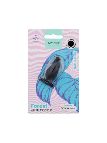Mr&Mrs Fragrance Forest Snail Black Ароматизатор за автомобил 1 бр