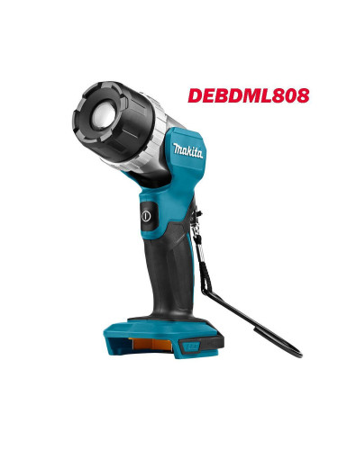 Фенер акумулаторен, 14.4V/18V, LXT, LED, 190 lm, Makita DEBDML808
