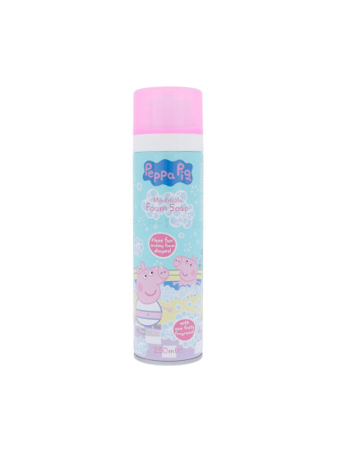 Peppa Pig Peppa Mouldable Foam Soap Душ пяна за деца 250 ml