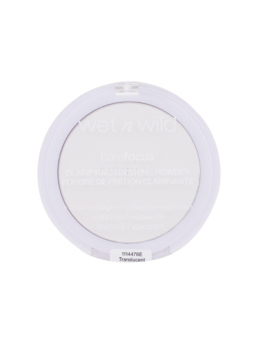 Wet n Wild Bare Focus Clarifying Finishing Powder Пудра за жени 6 гр Нюанс Translucent