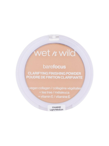 Wet n Wild Bare Focus Clarifying Finishing Powder Пудра за жени 6 g Нюанс Light-Medium