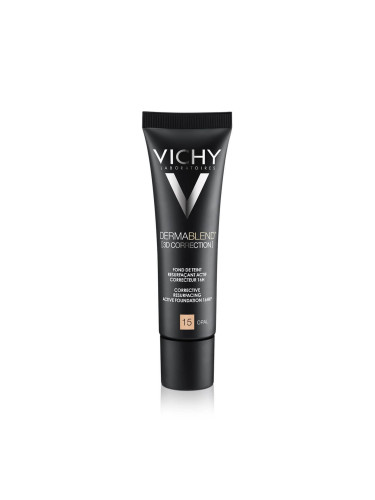 Vichy Dermablend 3D Коригиращ фон дьо тен за мазна кожа, склонна към акне 30 ml - 15 опал