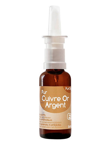 ПЮРОЛИГО СПРЕЙ ЗА НОС С КОЛОИДНО ЗЛАТО, СРЕБРО И МЕД 30 мл