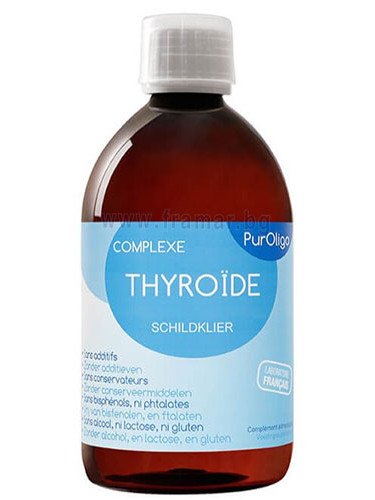 ПЮРОЛИГО ТИРОИД КОМПЛЕКС йонизиран разтвор 500 мл
