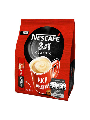 Nescafe 3 In 1 Classic 10 броя