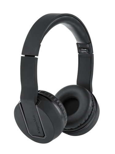 Безжични слушалки, Bluetooth, вграден микрофон, цвят черен, KM0616, Kruger&Matz